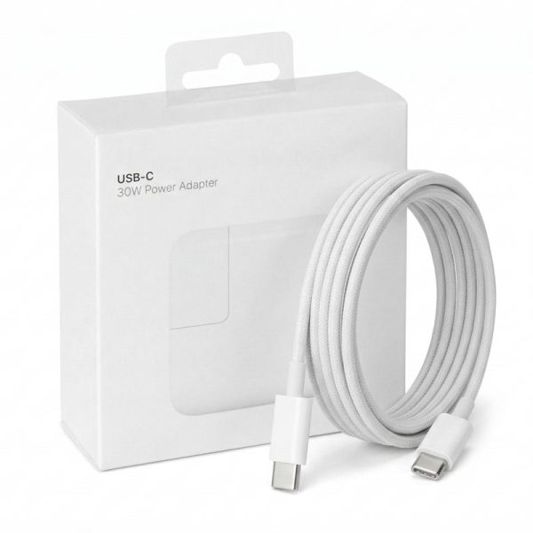 Sạc Dùng Cho MacBook Air 13 inch M3 30W Type C (Kèm Cáp USB-C 2m)