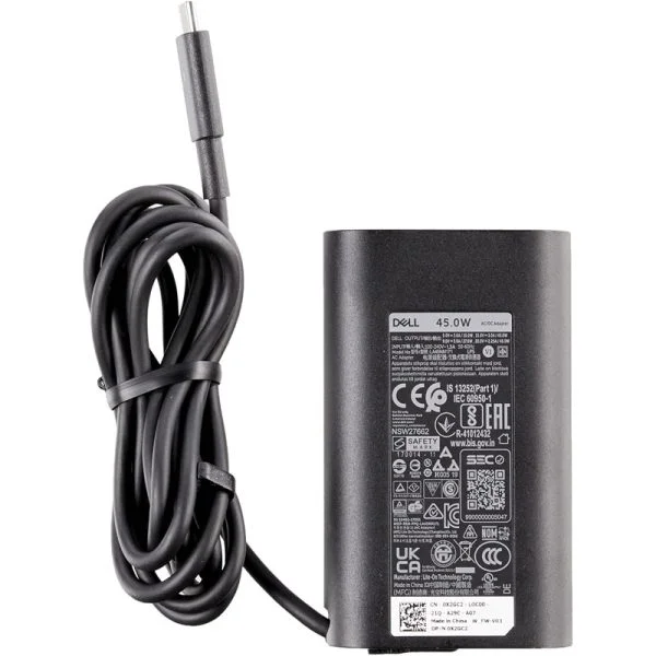 Sạc Laptop Dell XPS 7390 2in1 45W Chân Type C Oval 20V