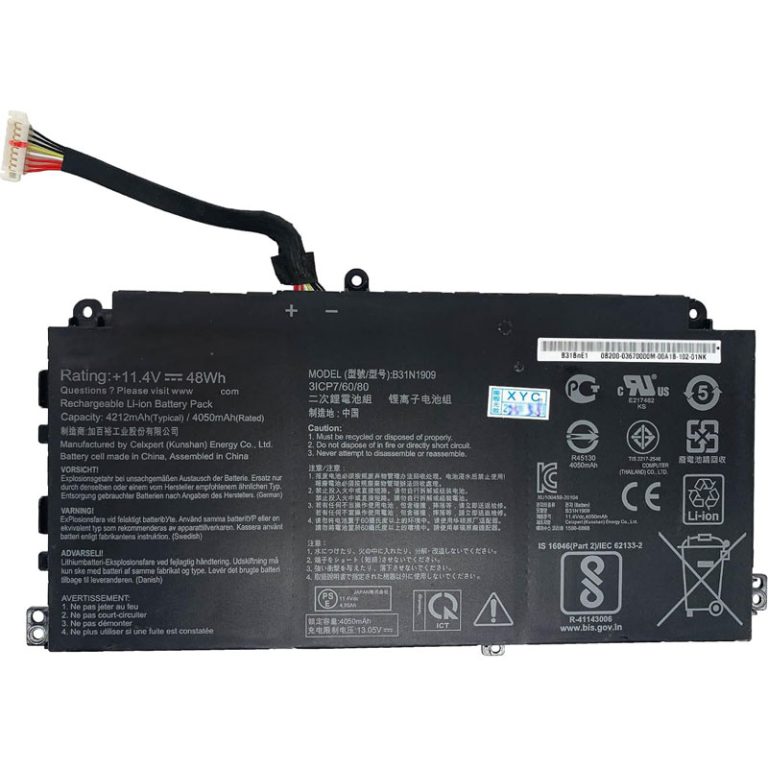 Pin Laptop Asus Expertbook L2402 (B31N1909 48Wh)