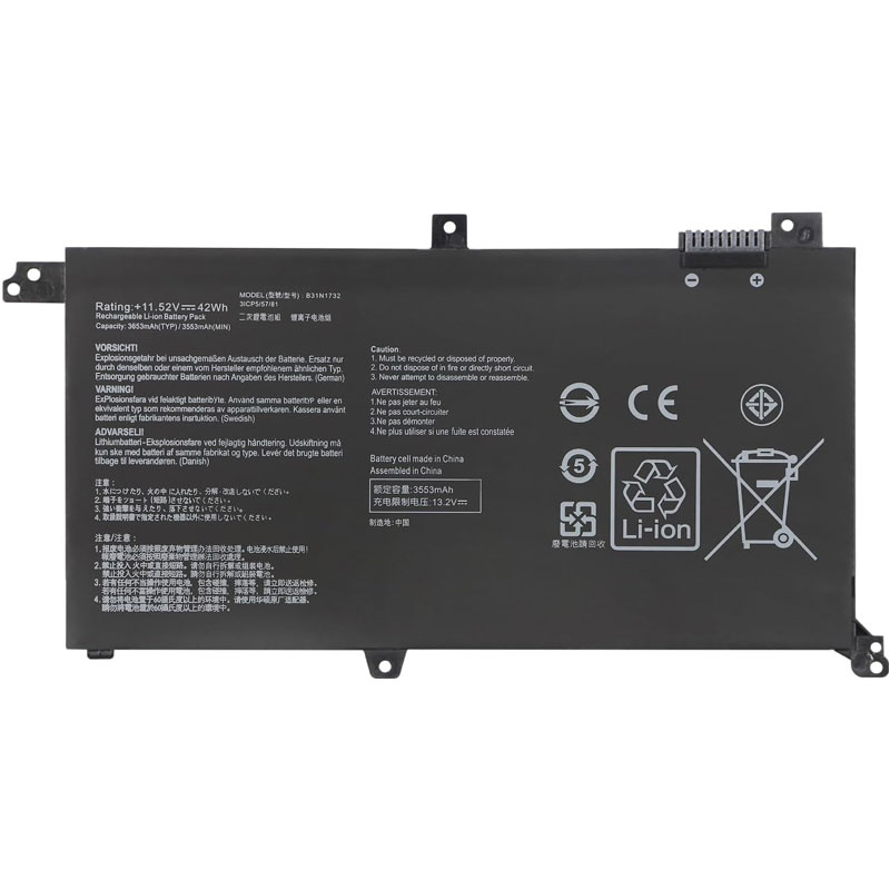 Pin Laptop Asus A571